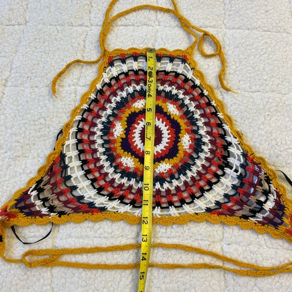 Retro Crochet halter top - Picture 2 of 6